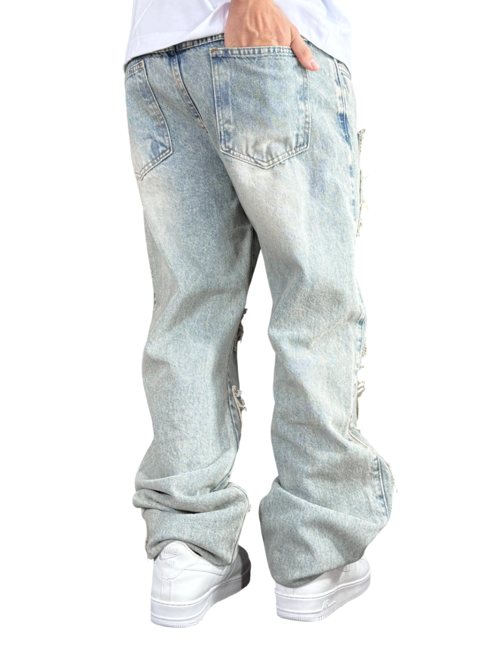 Calça Jeans Reta Tribal Dirty